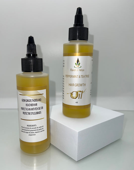 Peppermint & Tea Tree Hair Growth Oil